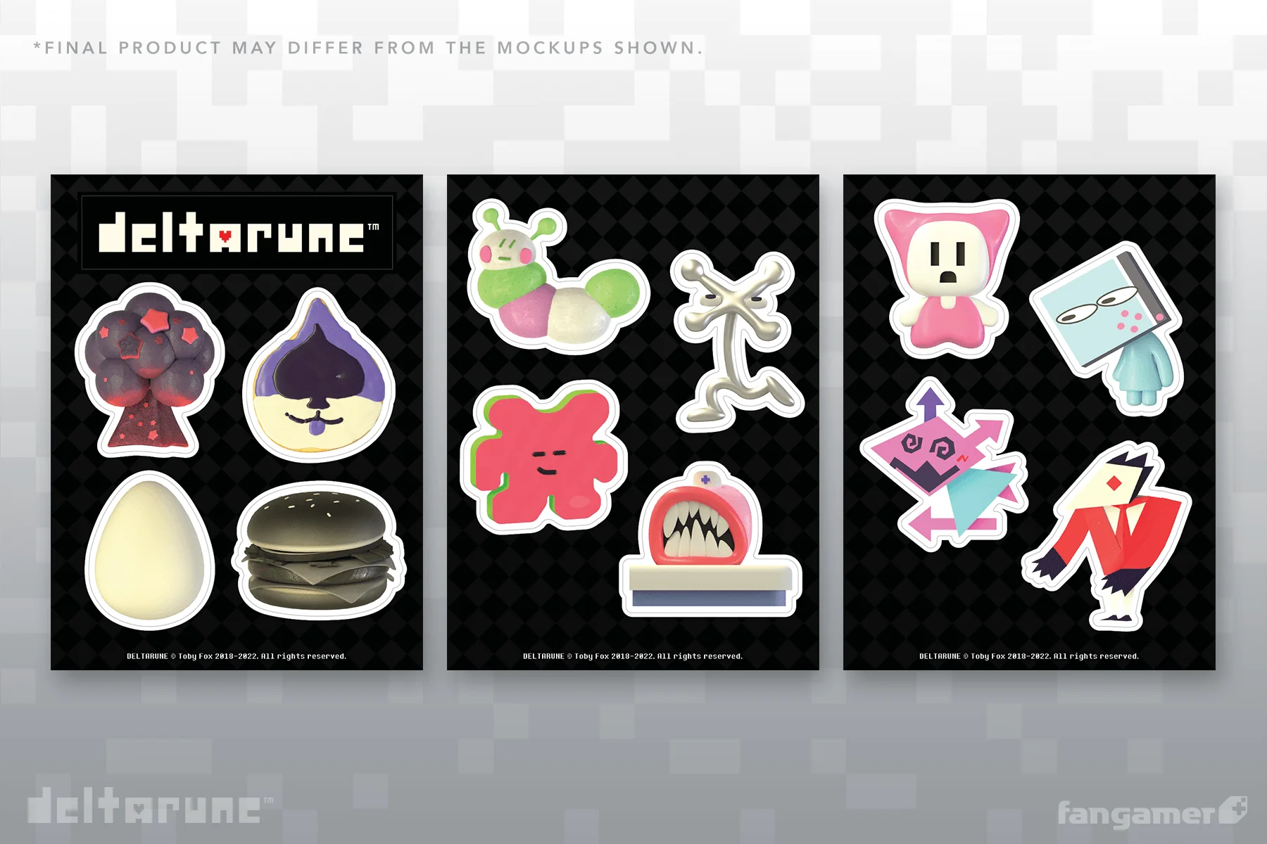 Delta Rune Sticker Deltarune NPC Sticker Sheet | Fangamer Europe